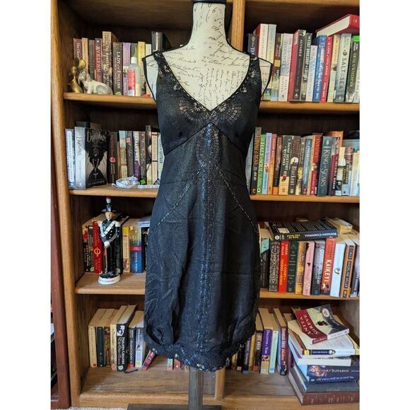 Sue Wong Nocturne Women's Size 6 100% Beaded Plunging Neckline Evening Dress - Picture 1 of 9